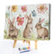 Paint By Numbers for Beginner Rabbit and Flower DIY Acrylic Painting Kit Newly