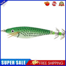 8cm Luminous Wood Shrimp Bait with Squid Jigs Hook Fishing Lures (Green)