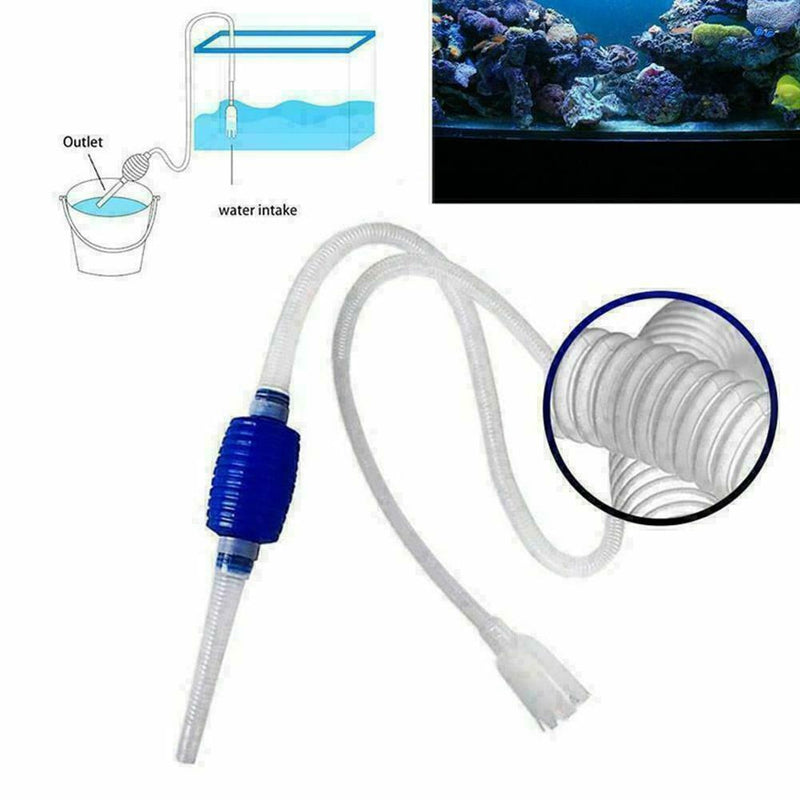 Siphon Cleaners Fish Tank Aquarium Gravel Clean Hand G6A5 K4Y8 Vacuum U5U2