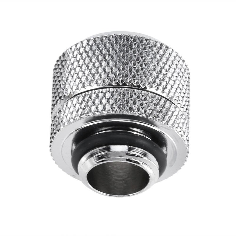 14mm G1/4 Acrylic Hard Pipe Fitting Hand Turn 3 Rounds for PC Computer Water