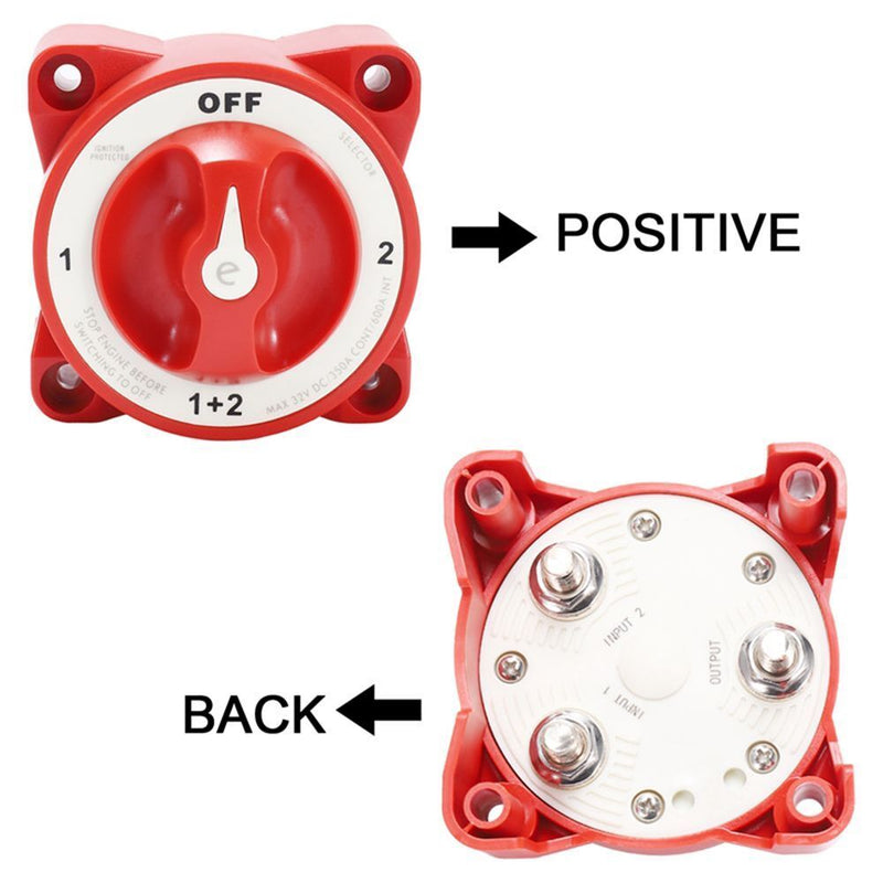 E-Series Safe Cut Off 4 Position 32V 350A Battery Rotary Disconnect Switch