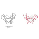 Metal Cutting Dies Stencils for DIY Scrapbooking LOVE Album Card (MS-861)