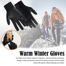Winter-Herren-Handschuhe, warme Sportfischer-Spritzwasser-Ski-Fahrradhandschuhe.