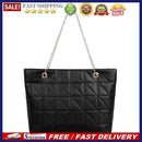 Women Embroidery Thread Plaid Top-handle Bag Female Chain Large Capacity Handbag