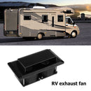 12V Caravan Motorhome Trailer Side Air Vent Fan RV Exhaust Fans (Black) Newly