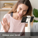 360 Rotation Face Tracking Tripod Phone Holder Live Video Gimbal (White)