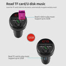 Dual USB Charger Handsfree Display Aux Audio MP3 Player U1A4