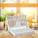 Plastic Dish Rack Plate Drain Holder Shelf Durable Kitchen Dish Drying Tray