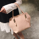 4pcs/Set Women PU Tote Shoulder Handbag Card Holder Composite Clutch/Pink