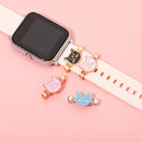 Cute Strap Decoration Silicone Bracelet Pendent Watchband Decorative Charm