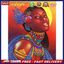 5D DIY Special Shaped Diamond Painting Girl Embroidery Kits Living Room Dec