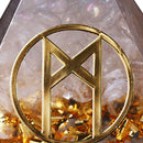 Crystal Pyramid Healing Crystal Point Positive Energy Generator (Humanity) Newly