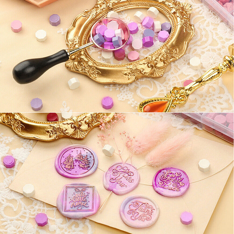 Wax Seal Beads Retro Stamp Tablet for Envelope Wedding Party Invitation 200pcs