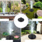 Solar Waterfall Fountain Pool Fish Pond Water Pump Outdoor Garden Decor (A)