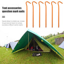 6pcs Tent Nails 18cm Aluminium Alloy Stake Pegs Outdoor Camp Fixing Ground Na
