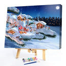 Santa Claus 50x40cm Oil Paint By Numbers Picture DIY