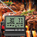 Digital Kitchen Food Thermometer Probe Meter Oven Meat Cooking Alarm Timer