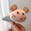 Korean Cartoon Cute Animal BB Hair Clips Plush BB Hairpins Women Girls Bobby Pin