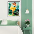 Acrylic Oil Painting By Number Beauty Digital Picture Home Wall Decor for Gift