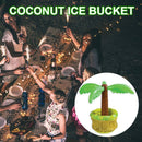 Summer Swimming Ice Bucket Inflatable Pool Float Drinking Cooler Coconut Tree