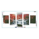 Landscape 5D DIY Full Drill Diamond Painting 5-pictures Combination Kits