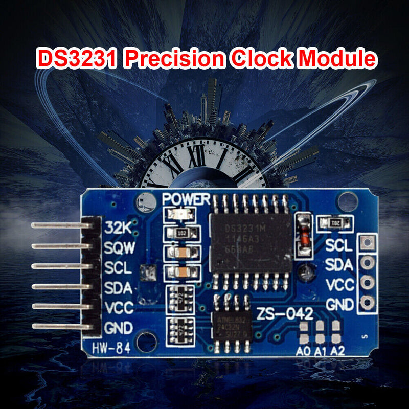 HW-084A DS3231 AT24C32 Precision 3.3-5.5V IIC RTC Real Time Clock Memory Mo