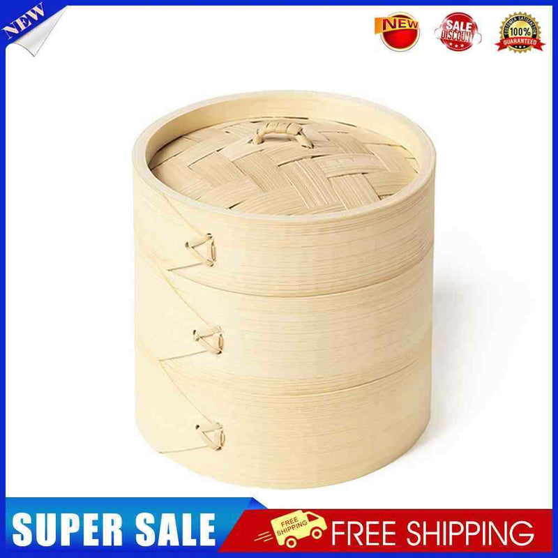 #A Asian Bamboo Steamer Dim Sum Dumplings  Seafood Waterproof Camping Steamer