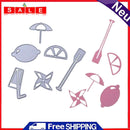 snowvirtuos 6pcs DIY Cute Objects Cutting The Metal Stencils for Scrapbook E