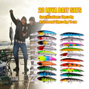 20pcs Minnow 8g 9.5cm 9cm Bait Simulation Crankbait with Hook Lifelike