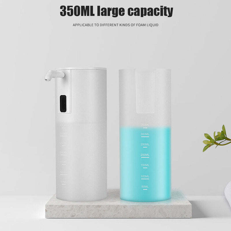 Soap Dispenser Auto Induction Sensor Touchless Foam Hand Washer (White)