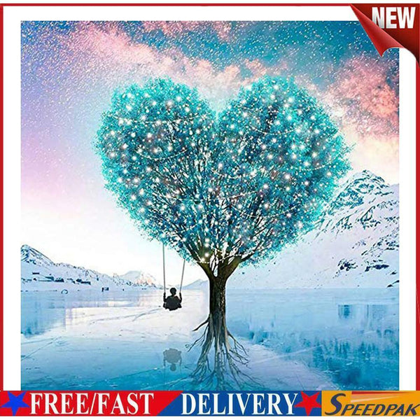 5D DIY Full Drill Diamond Painting Love Tree Embroidery Mosaic Kit (W1134) #F