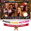 Handheld PVC Inflatable Photo Frame Photo Prop Photo Background Party Decoration