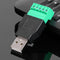 USB2.0 Male to 5pin Screw Terminal Connector Apdater with Shield Connector Newly