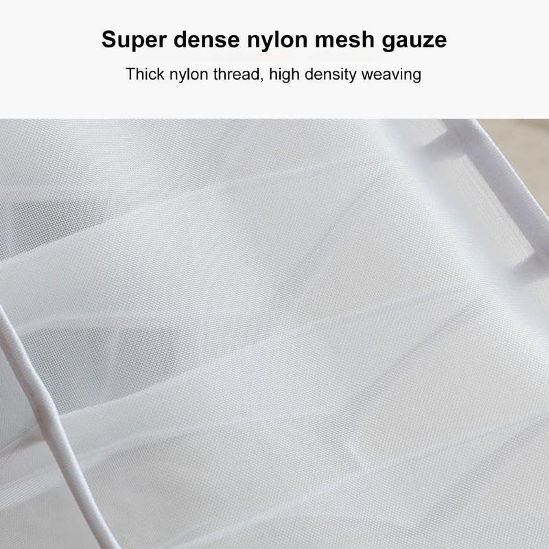 3pcs Cloth Drawer Organizer Cabinet Closet Divider for Jeans (7 Cell White)