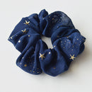 Sweet Scrunchies Chiffon Hair Rubber Band Women Stars Ponytail Holder Hair Ti