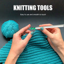 7pcs Colorful Thick Crochet Hook Set Weave Wool Sweater Scarf Accessories Newly