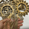 Wooden Wall Sign Flower Of Life Energy Mat Slice Wood Base Meditation Energy