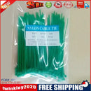 15pcs 10cm Plastic Nylon Cable Tie Set Self-locking Zip Tie Loop Wire Wrap
