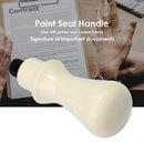 Retro Wax Sealing Stamp Wood Handle Customs Post Stamping Art Decor (White)