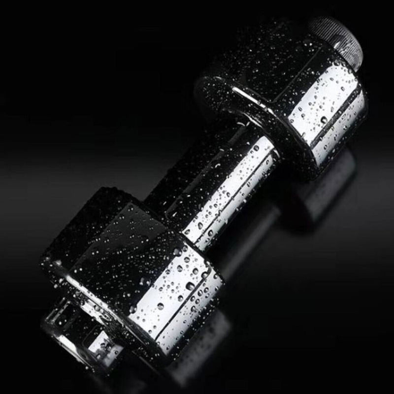 Sports Dumbbell Shaped Kettle Outdoor Fitness Cycling Camping Cold Water Bott