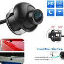 360° HD Car Rear View Reverse Back Up Camera Waterproof For F7A5