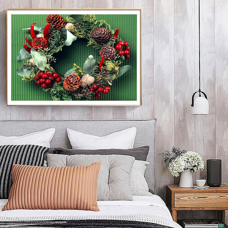 Christmas decorations 50x40cm Oil Paint By Numbers Picture DIY