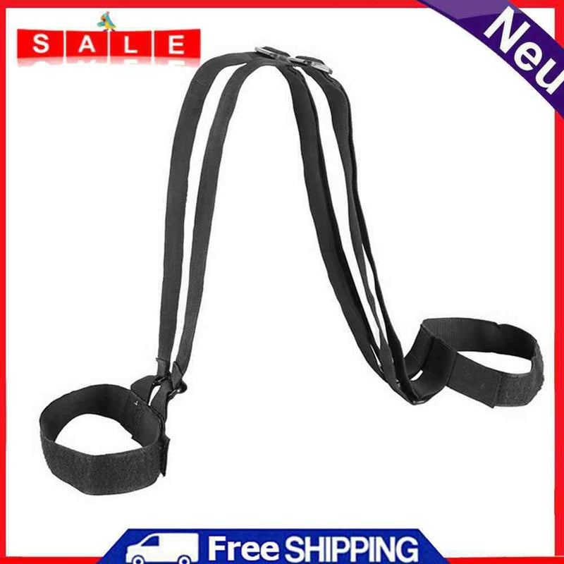 Nylon Skiing Pole Shoulder Hand Carrier Lash Handle Straps for Ski Snowboard