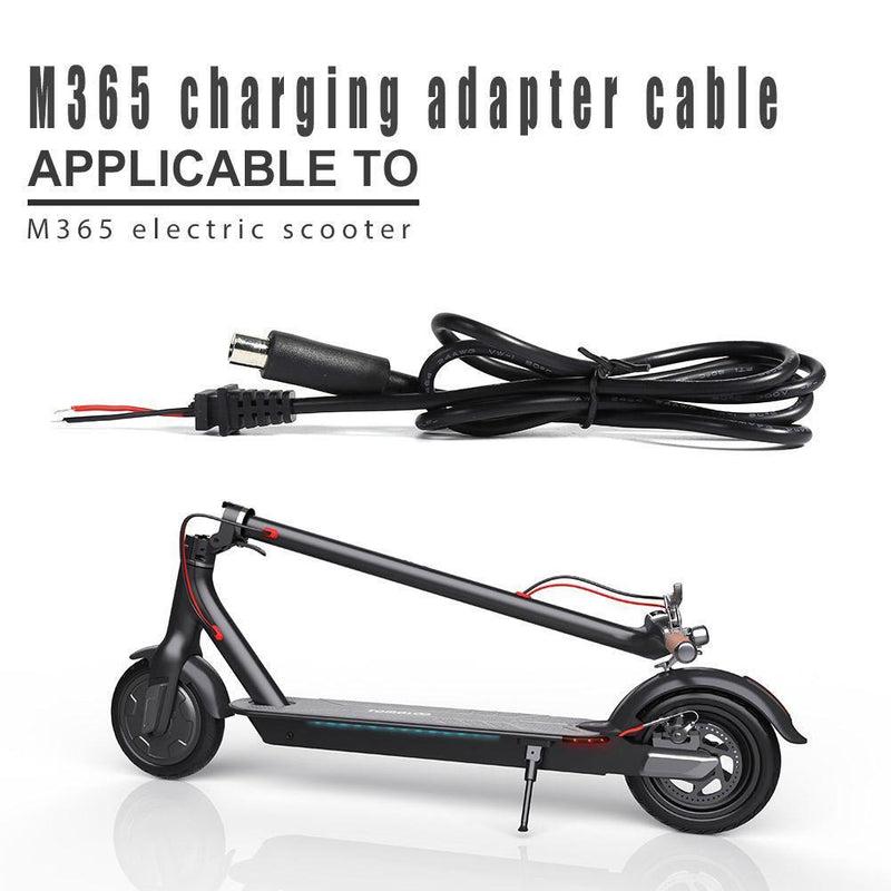DC 8mm Charging Cord 42V 2A Charger Power Cable for M365 Electric Scooter Newly