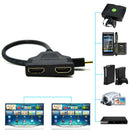 HDMI-compatible Splitter Cable 1 Male To 2 HDMI-compatible Female 1 In 2 Ou