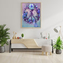 5D DIY diamond painting round diamond flowers and butterflies E6666 Newly