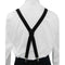 X Back Elastic Braces Adjustable Strap Clip Mens Braces Suspenders Solid Color