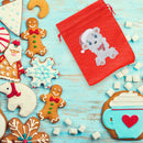 Drawstring Christmas Candy Bag DIY Diamond Painting Kit (FD021A+FD021B) Newly
