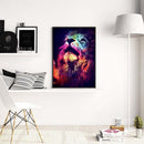 5D DIY Full Drill Square Diamond Painting Novelty Lion Cross Stitch Mosaic
