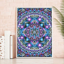 5D DIY Mandala Luminous Diamond Painting Full Round Drill Mosaic Picture Deco